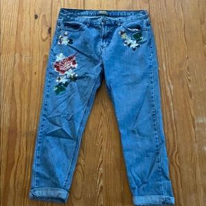Embroidered jeans